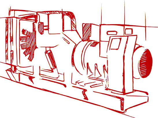 Промышленные высоковольтные ДГУ АД800-Т10500 с двигателем Baudouin 